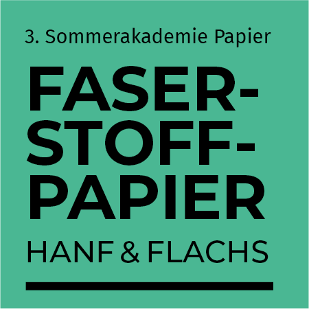 Faser-Stoff-Papier Hanf und Flachs